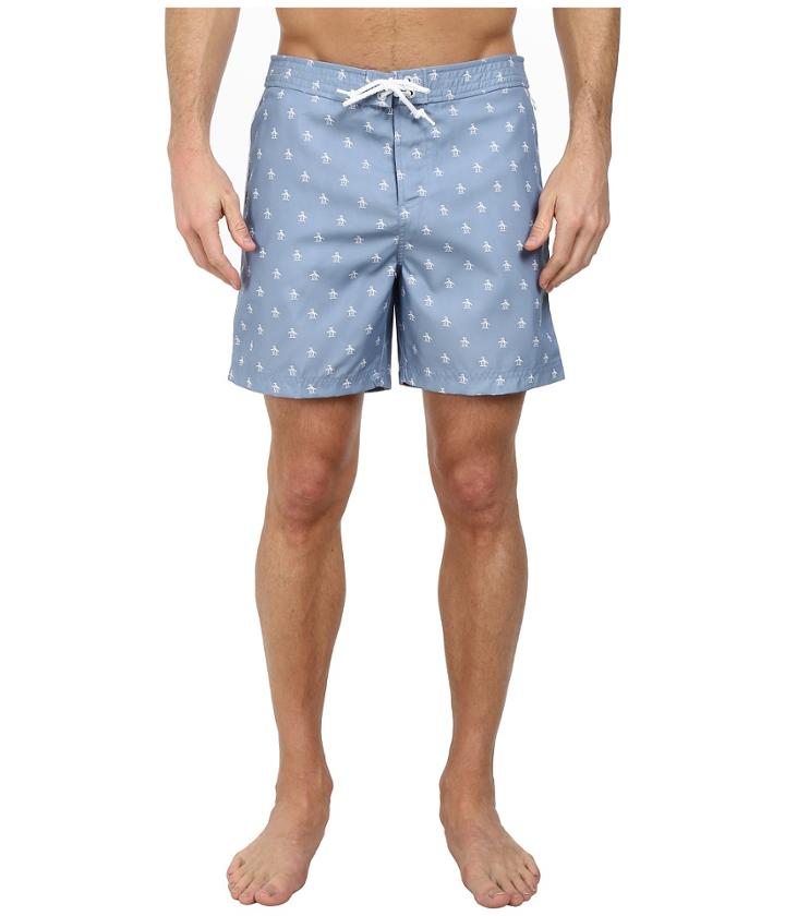 Original Penguin - All Over Penguin Print Fixed Volley Shorts