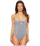 Emporio Armani - Seaworld Ajour One-piece Knit Swimsuit