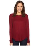 Tribal - Long Sleeve Raglan Top W/ Honeycomb Combo