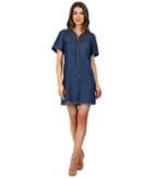 7 For All Mankind - Lace-up Denim Dress