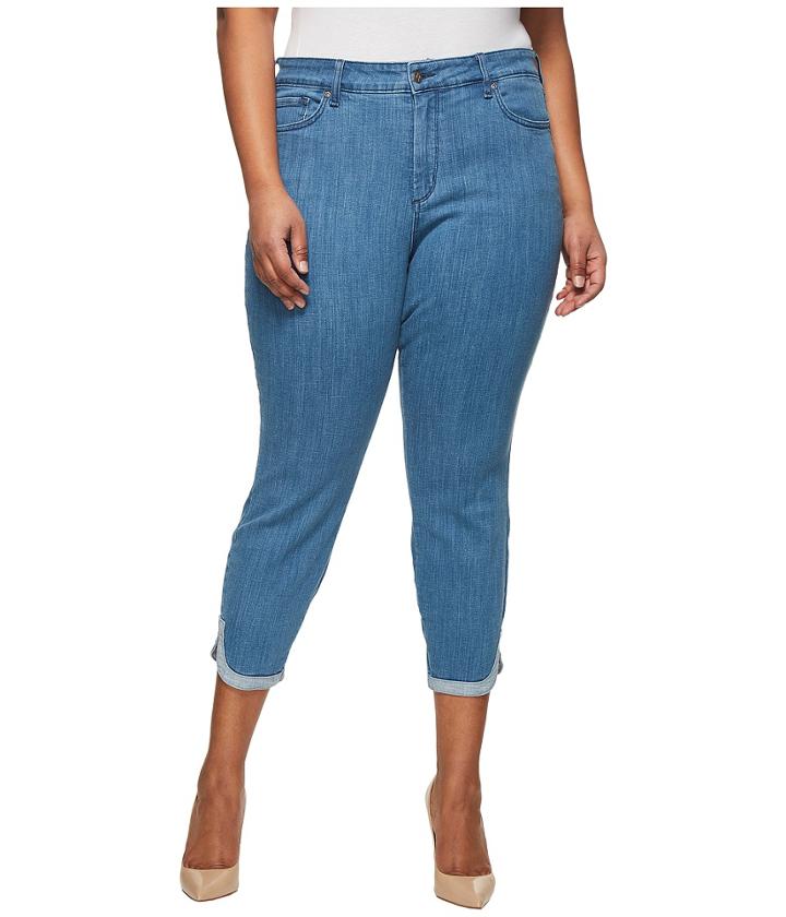 Nydj Plus Size - Plus Size Ami Skinny Ankle W/ Dolphin Hem In Bliss