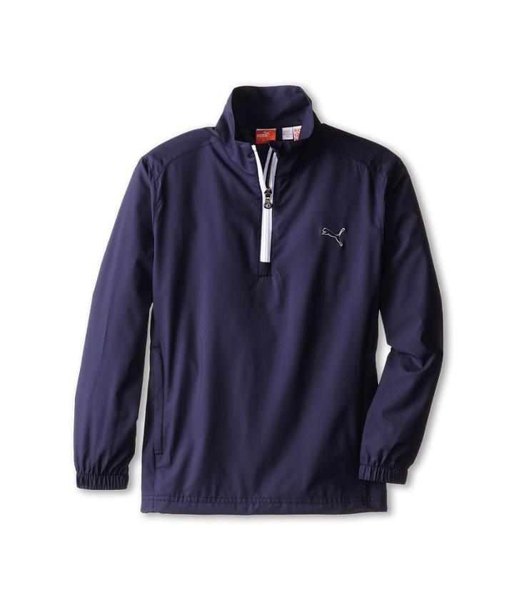 Puma Golf Kids Half Zip Wind Jacket