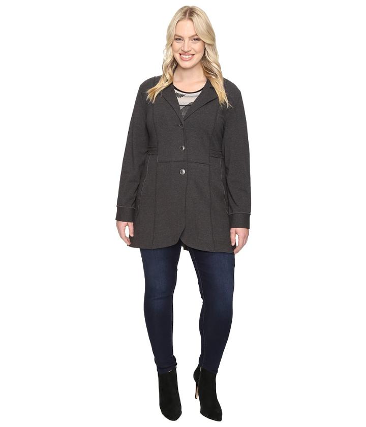Nic+zoe - Plus Size Seamed Riding Jacket