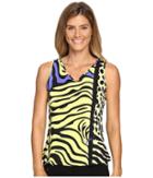 Jamie Sadock - Actif Animal Print Sleeveless Tank Top