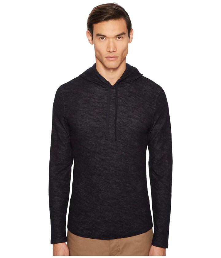 Vince - Contrast Double Knit Hoodie
