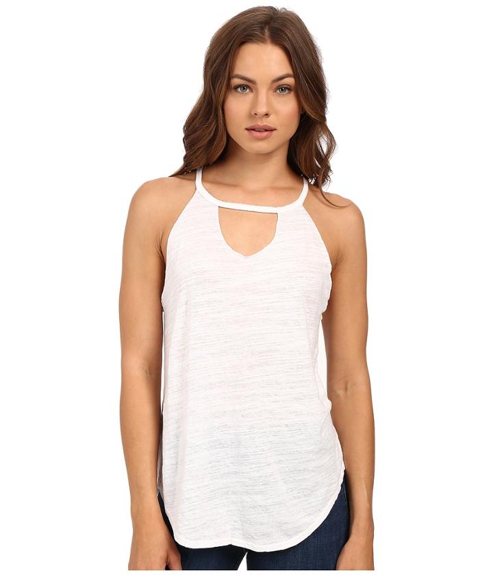 Lna - Cut Out Bib Tank Top