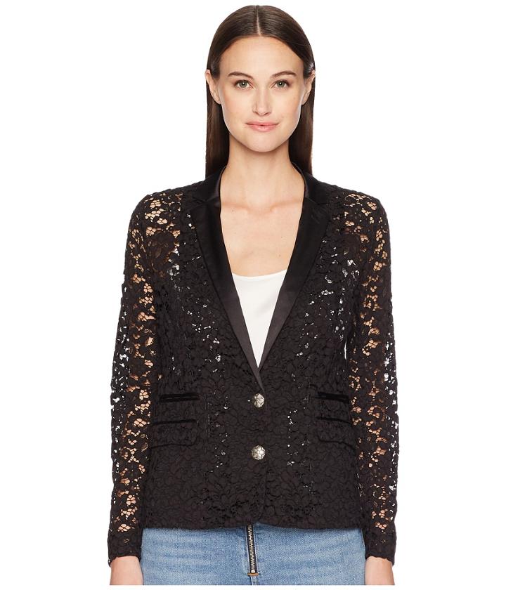 The Kooples - Lace And Satin Jacket