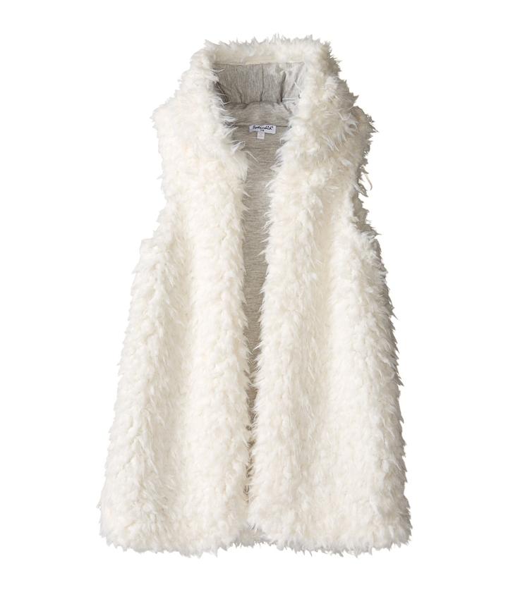 Splendid Littles - Reversible Hooded Faux Fur Vest