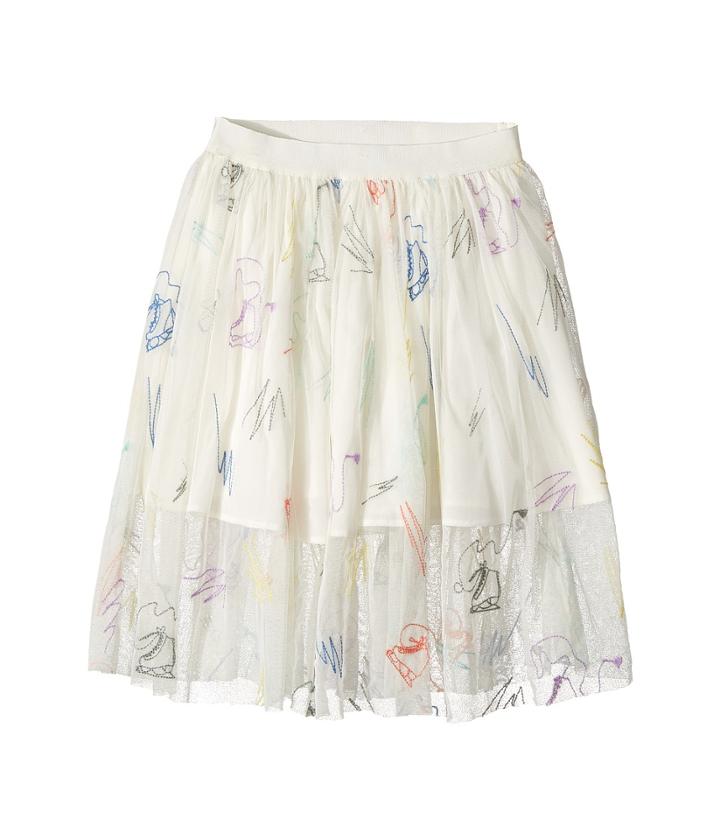 Stella Mccartney Kids - Darci Tulle Skirt With Skates Embroidery