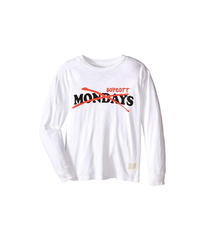 The Original Retro Brand Kids - Long Sleeve Slub Boycott Mondays Tee