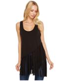 Roper - 0980 Poly Spandex Tank Top With Self Fringe