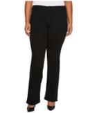 Nydj Plus Size - Plus Size Barbara Bootcut Jeans In Luxury Touch Denim In Black