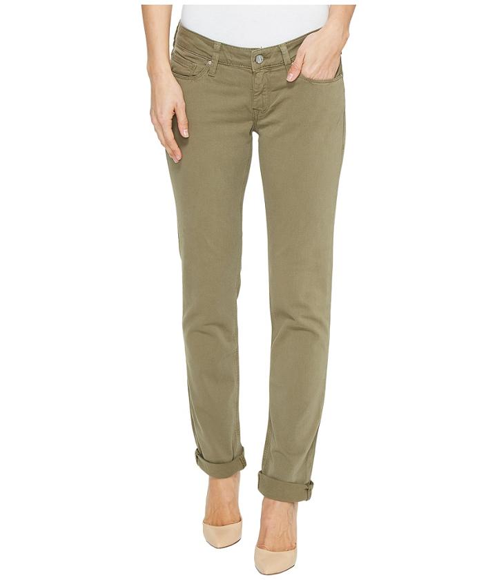 Mavi Jeans - Emma Slim Boyfriend In Silver Green Twill