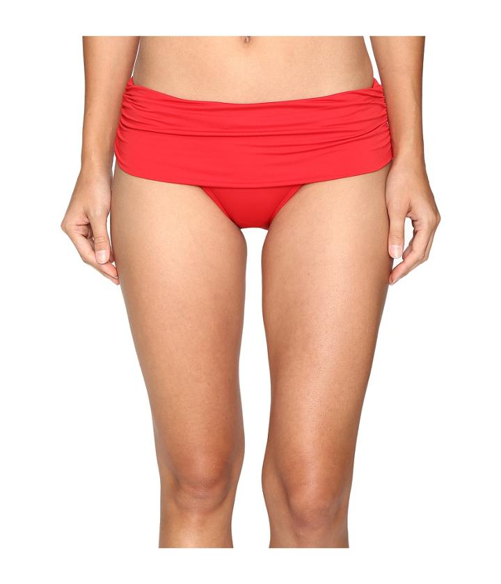 Lauren Ralph Lauren - Beach Club Solids Wide Shirred Banded Hipster Bottom