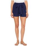 Lucky Brand - Tie Front Linen Shorts In American Navy