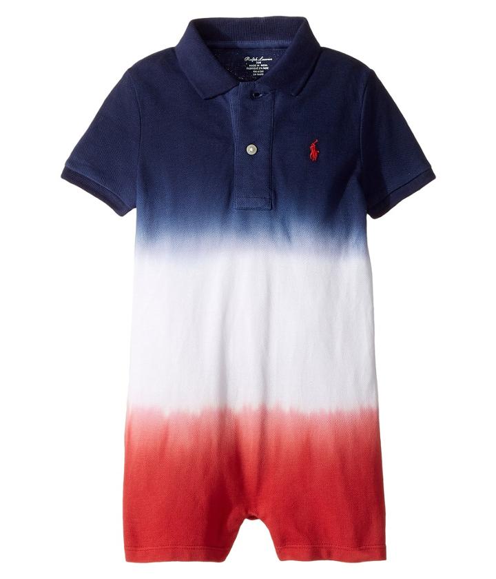 Ralph Lauren Baby - Mesh Dip-dye Shortalls