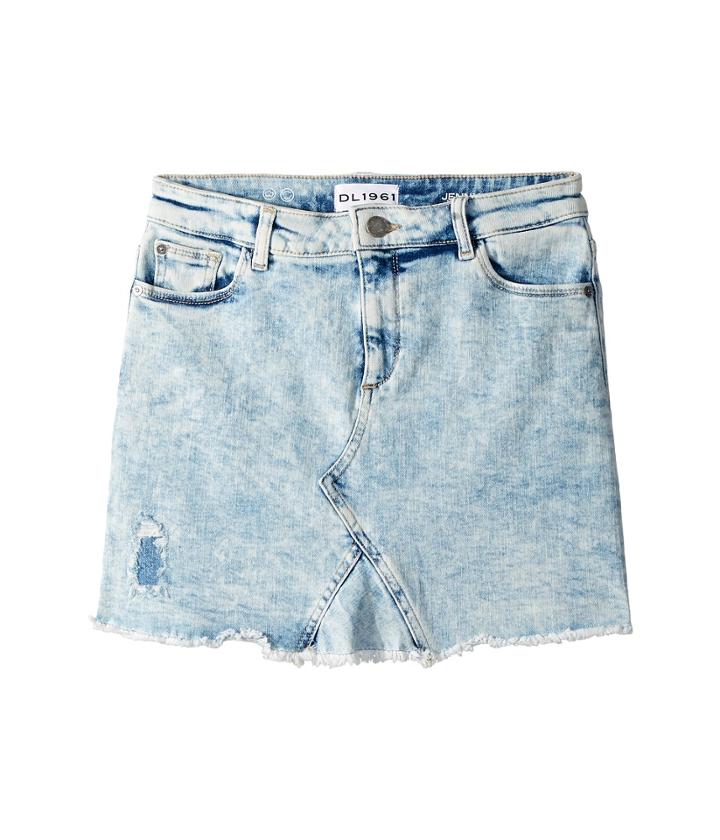 Dl1961 Kids - Acid Rinse Distressed Mini Skirt