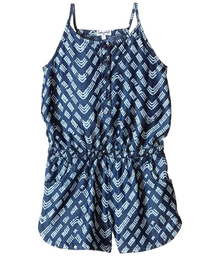 Splendid Littles - Printed Denim Romper