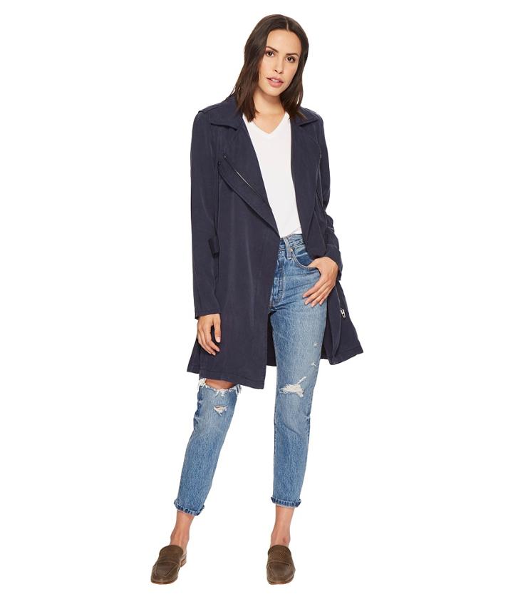 Blank Nyc - Tencel Short Lightweight Trench In High Seas