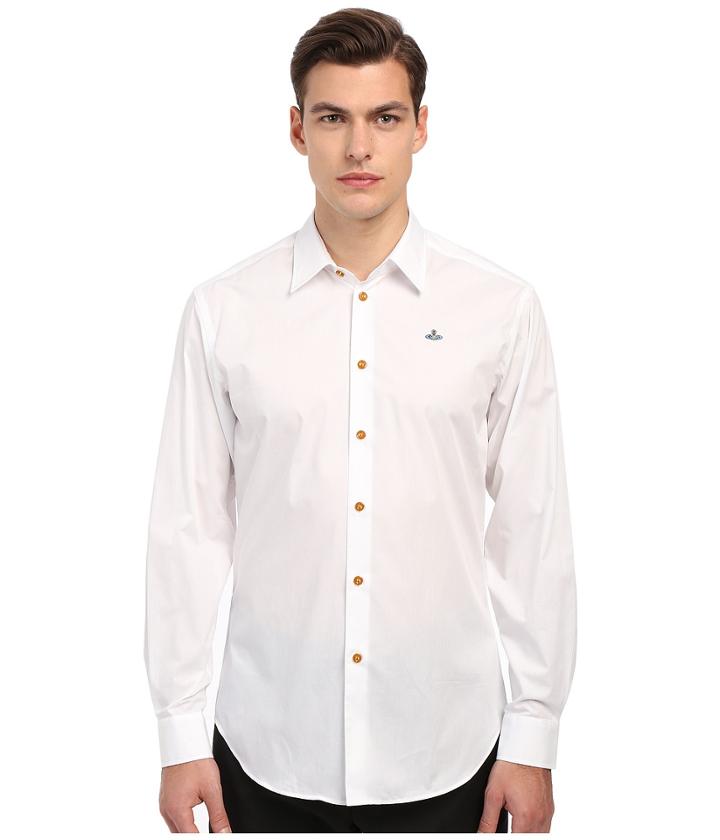 Vivienne Westwood - Stretch Poplin Classic Cut Away Shirt