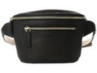 Calvin Klein - Pebble Leather Belt Bag W/ Front Zip Pocket