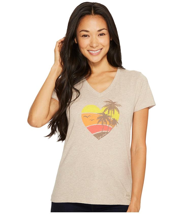 Life Is Good - Life Is Good(r) Beach Heart Crusher Vee