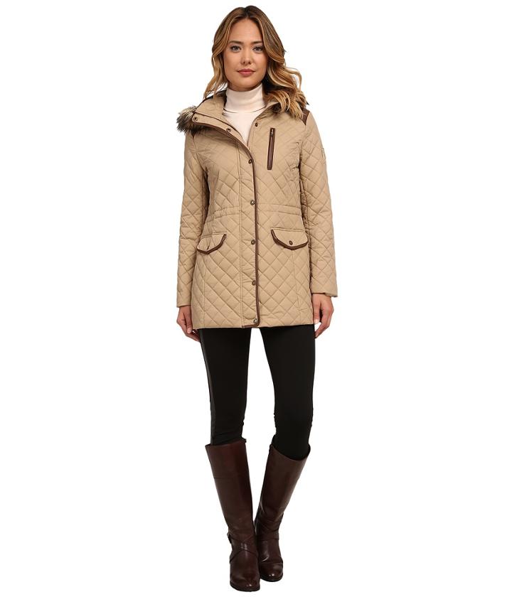Lauren Ralph Lauren - Anorak W/ Faux Fur Trim