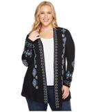 Roper - Plus Size 1317 Cotton Slub Jersey Cardigan