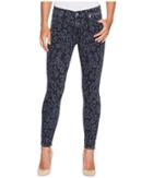 7 For All Mankind - The Ankle Skinny In Laser Black Cheetah