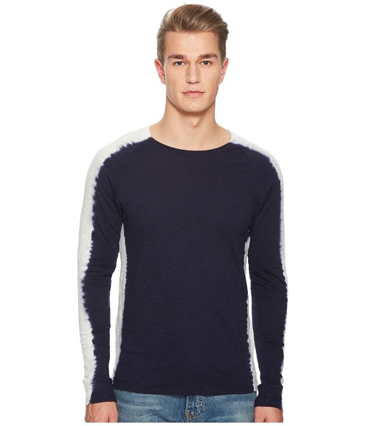 Levi's(r) Premium - Made Crafted Indigo Stripe Long Sleeve T-shirt