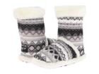 M&amp;f Western Knit Print Bootie Slippers