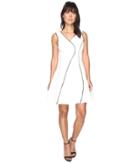 Adelyn Rae - Linsey Knit Ponte Fit And Flare Dress