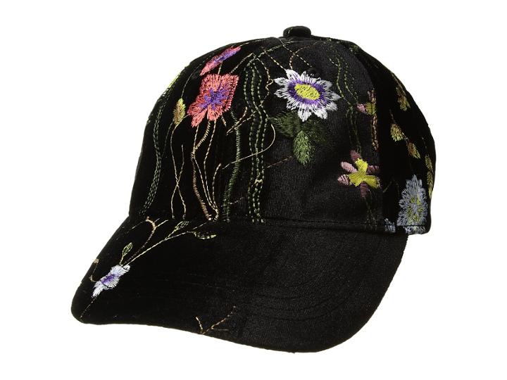Steve Madden - Root Bud Velvet Baseball Cap
