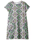 Toobydoo - Green Floral Shift Dress