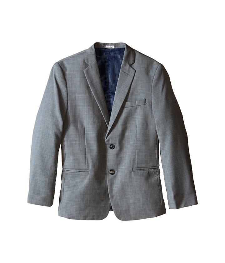 Calvin Klein Kids - Sharkskin Blue Deco Husky Jacket