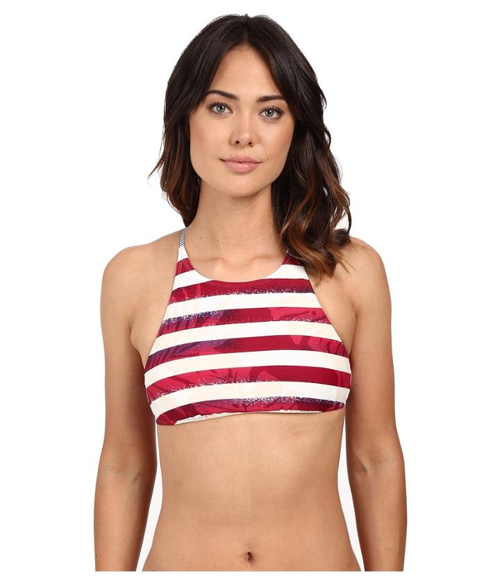 Roxy - Reversible Halter Crop Top