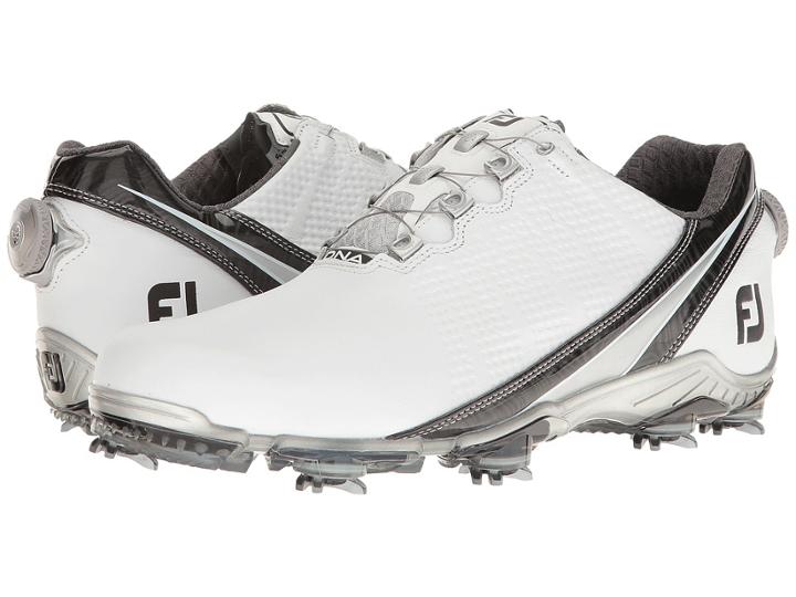 Footjoy - Dna Cleated Plain Toe Sweep Saddle Boa