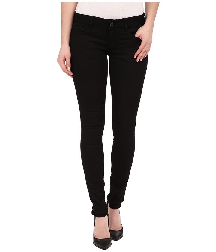 G-star - 3301 Deconstructed Low Super Skinny Jeans In Cilex Black Superstretch Rinsed