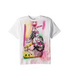 Moschino Kids - Short Sleeve Victorian Graffiti Graphic T-shirt