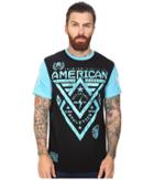 American Fighter - Alaska Scribble Short Sleeve Paneled Crew Tee