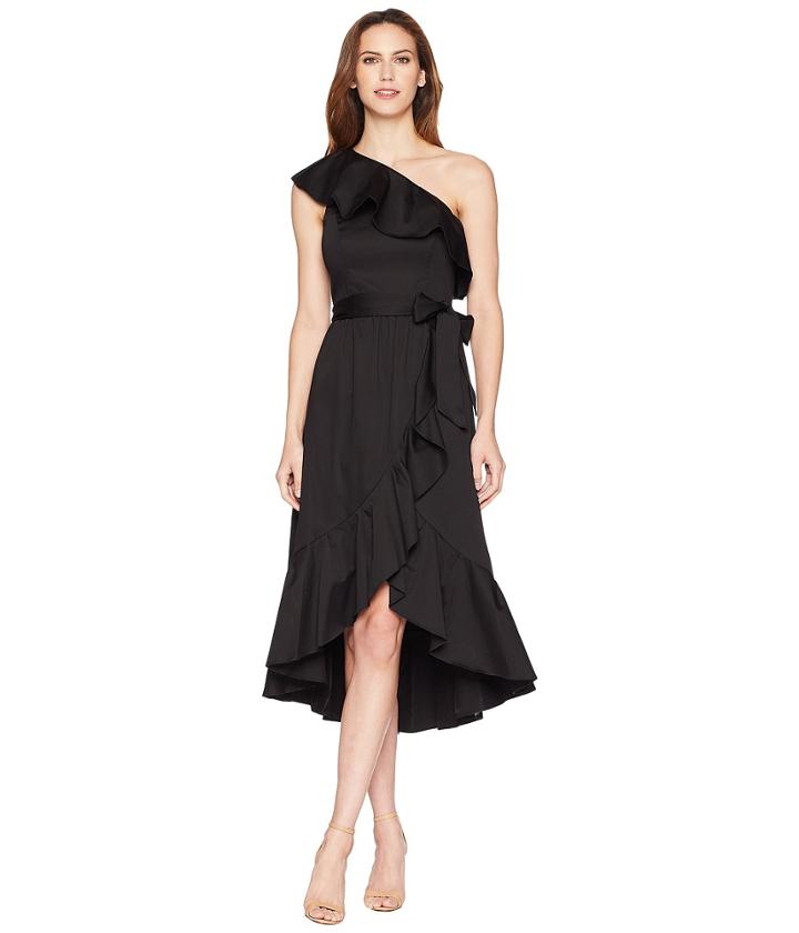 Adrianna Papell - One Shoulder Wrap Dress