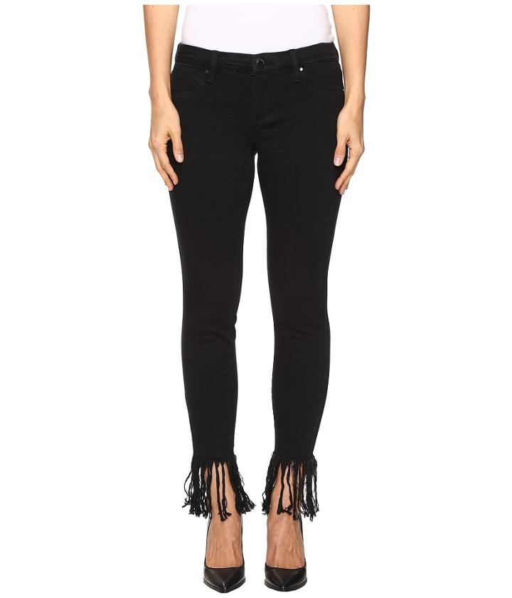 Blank Nyc - Released Hem/fray Black Crop Skinny In Be A Frayed