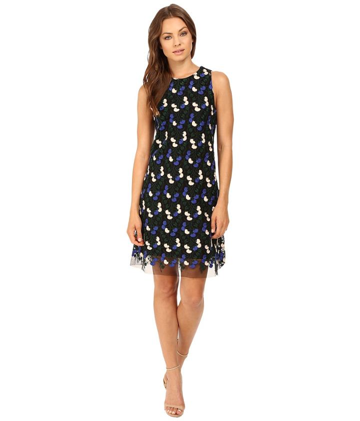 Christin Michaels - Maddison Embroidery Mesh Dress