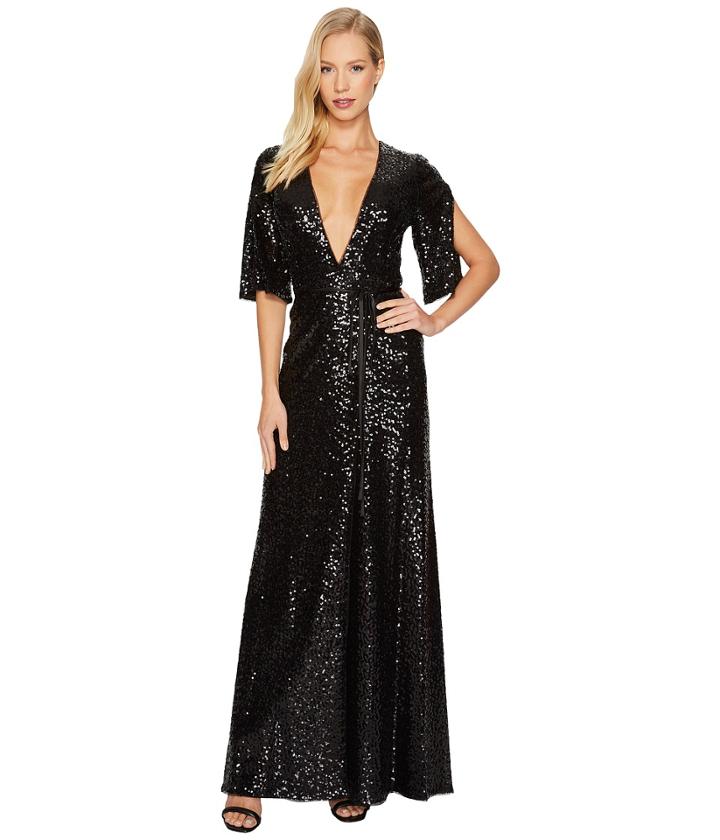 Aidan Mattox - Sequin Wrap Gown