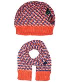 Little Marc Jacobs - Knitted Scarf And Hat Fancy Sequined Cherry Patch
