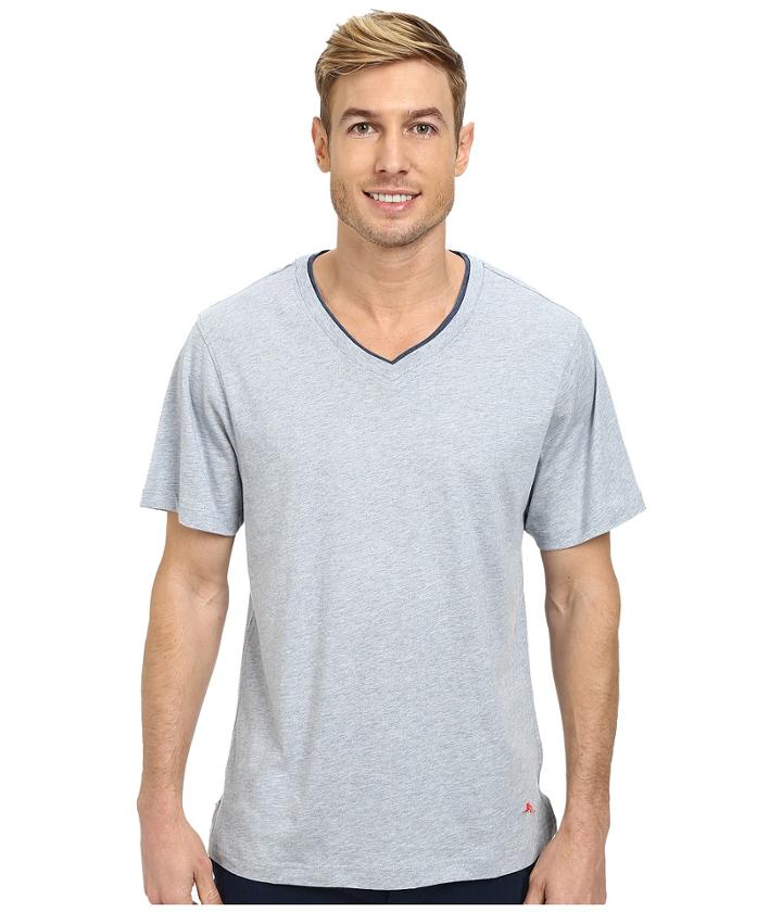 Tommy Bahama - Heather Cotton Modal Jersey Tee