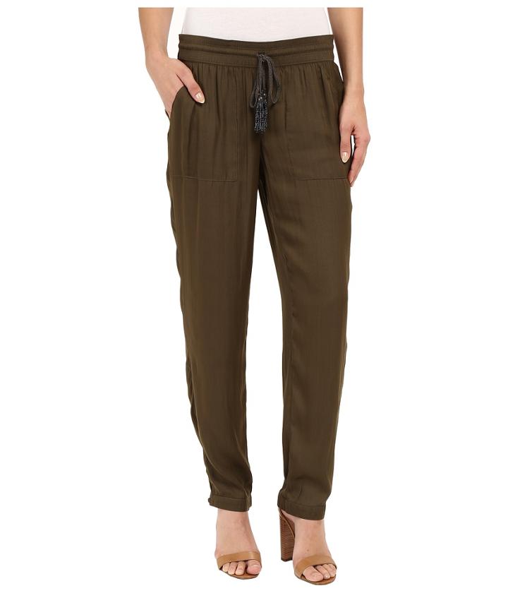 Adrianna Papell - Soft Pants W/ Brainded Drawstring