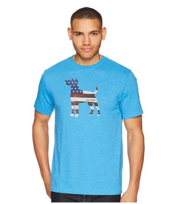 Life Is Good - Americana Dog Cool Tee