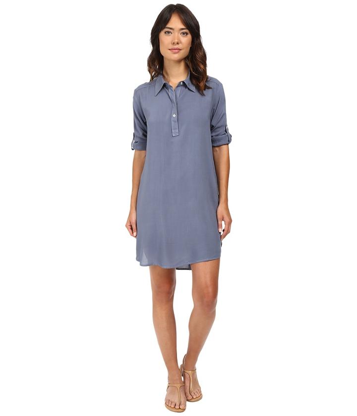 Allen Allen - High-low Shirtdress
