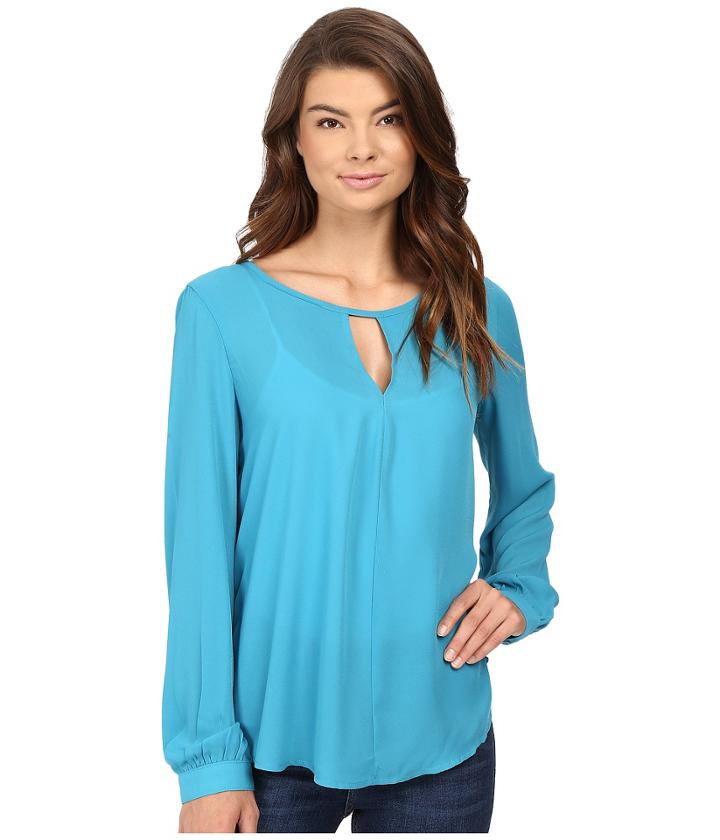 Stetson - Poly Crepe Peasant Blouse